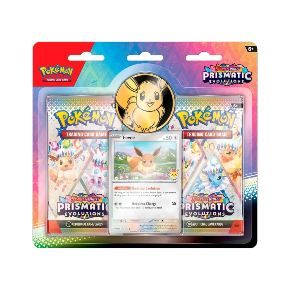 Pokémon - Juego de cartas de intercambio: Scarlet & Violet - Prismatic Evolutions 2 -Pack Blister