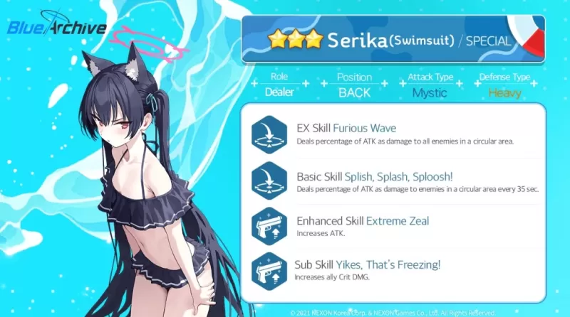 Blue Archive: Guia de personagens de serika - Melhor construção e estratégia