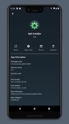 Apk Installer Lite (Package Manager) স্ক্রিনশট 1