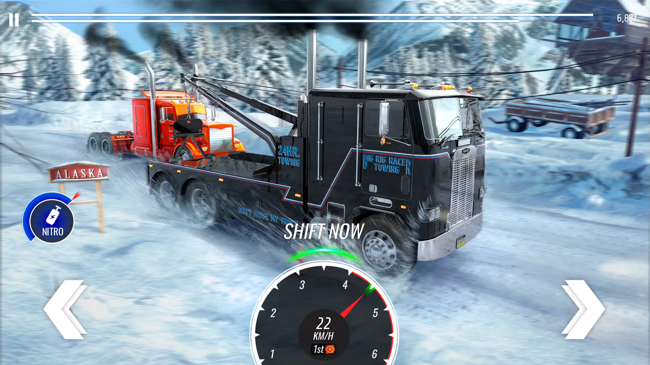 Big Rig Racing: Drag racing ภาพหน้าจอ 1