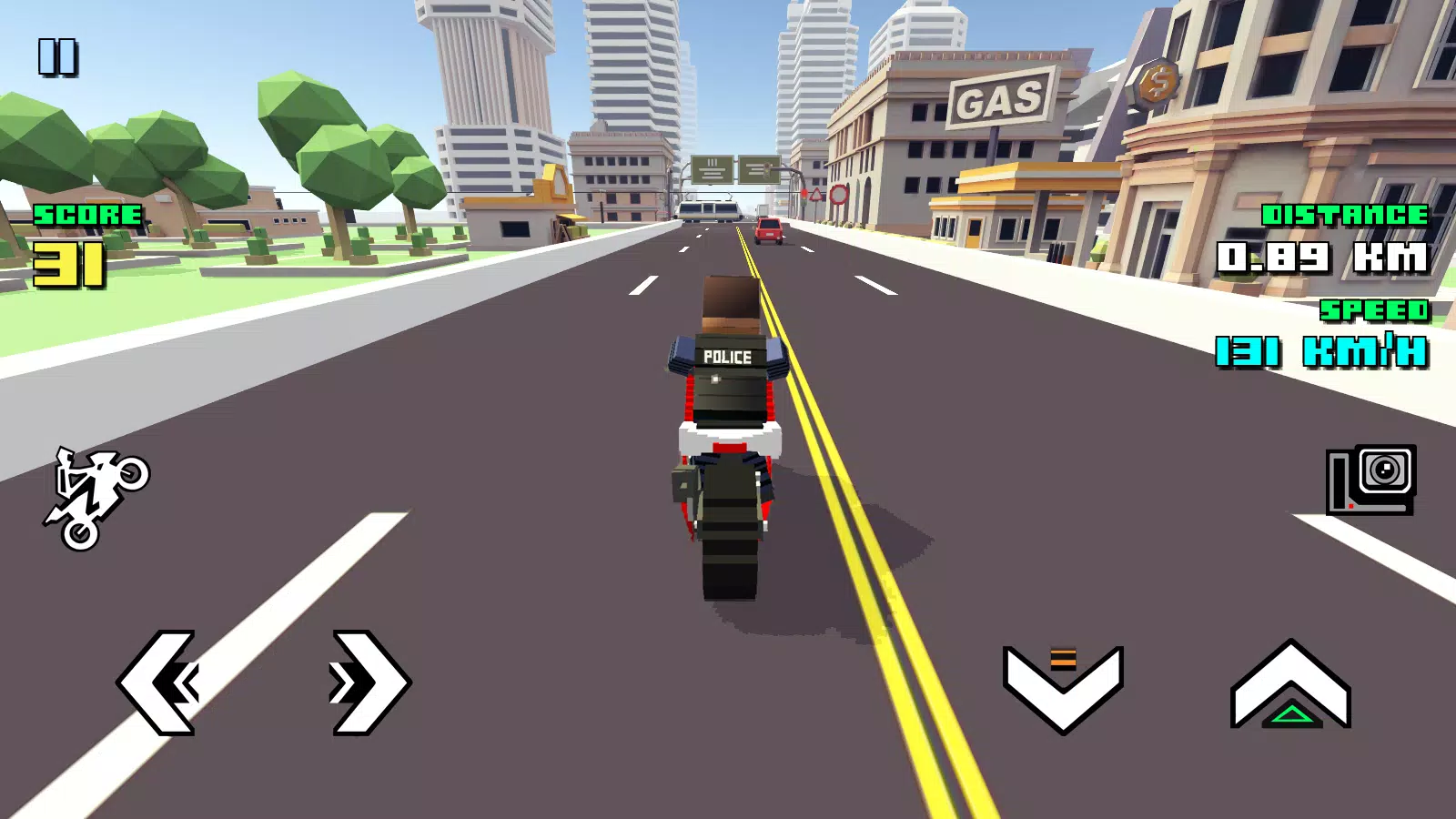 Schermata Blocky Moto Racing 0