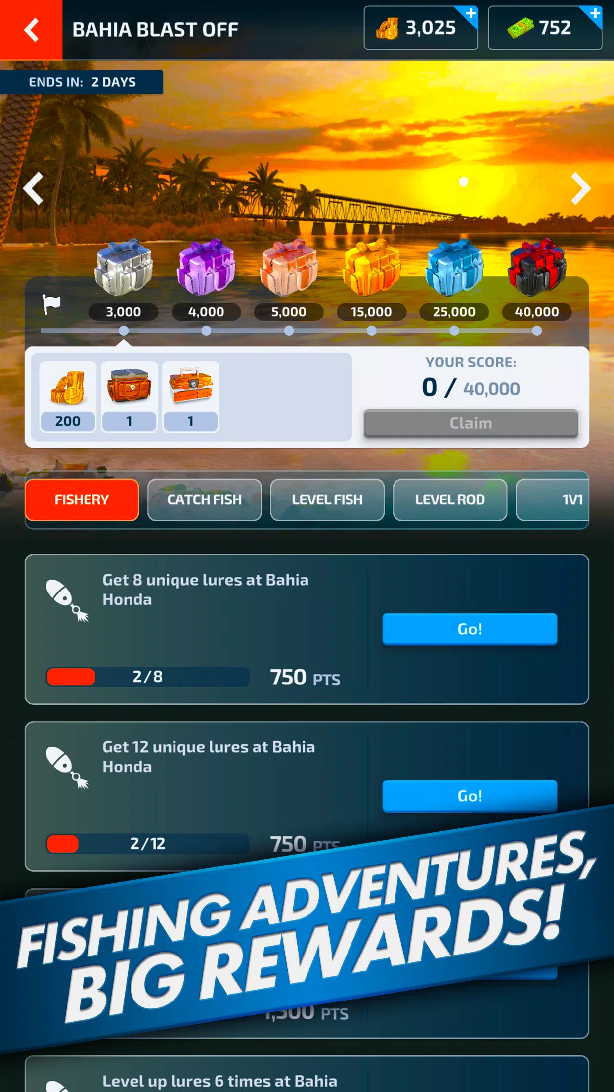 Schermata Ultimate Fishing! Fish Game 3