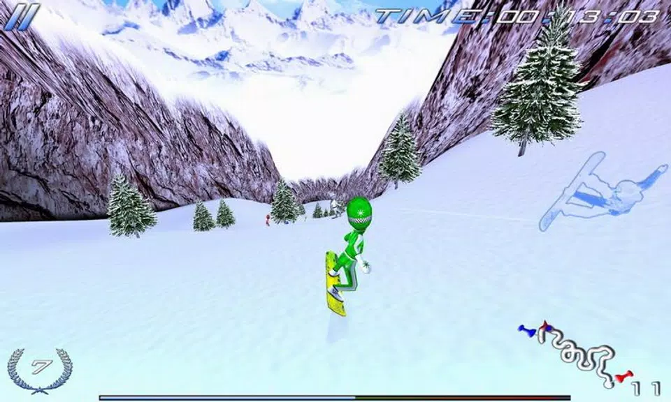 Snowboard Racing Ultimate 스크린샷 1