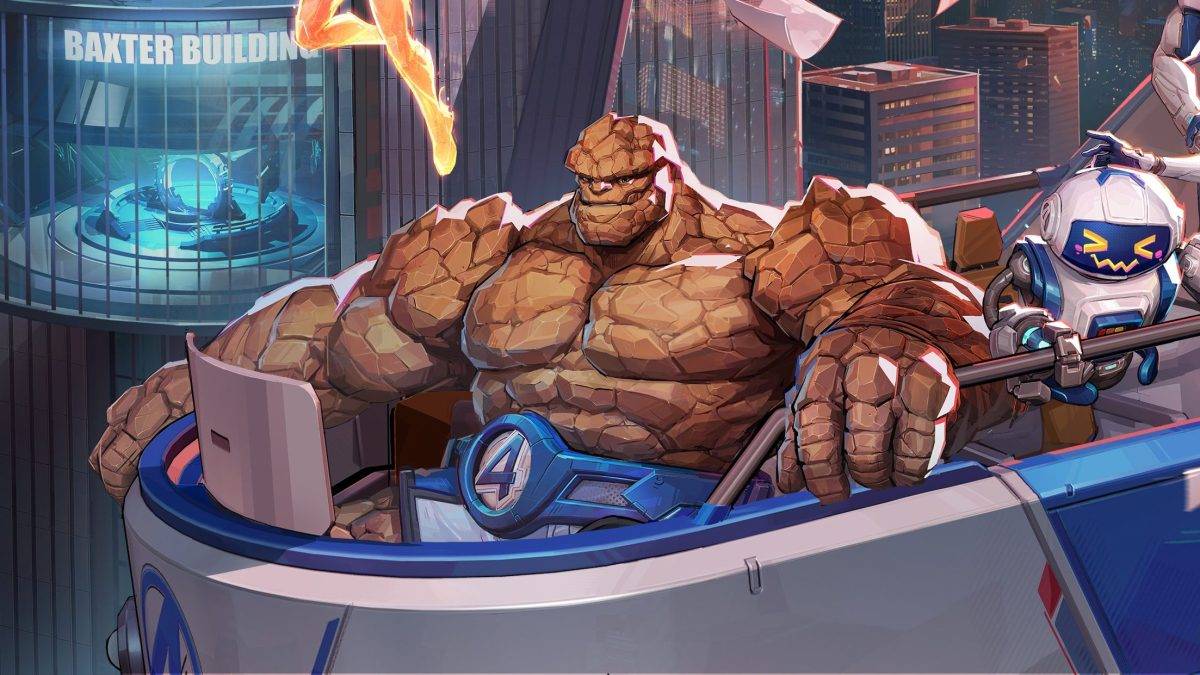 Ang kamangha -manghang apat sa *Marvel Rivals *. Ang bagay, Susan Storm, Human Torch, at Mr Fantastic