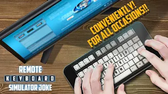 Remote Keyboard Simulator Joke স্ক্রিনশট 0