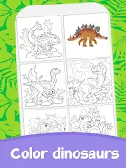 Cute Dinosaur Coloring Pagеs Screenshot 3