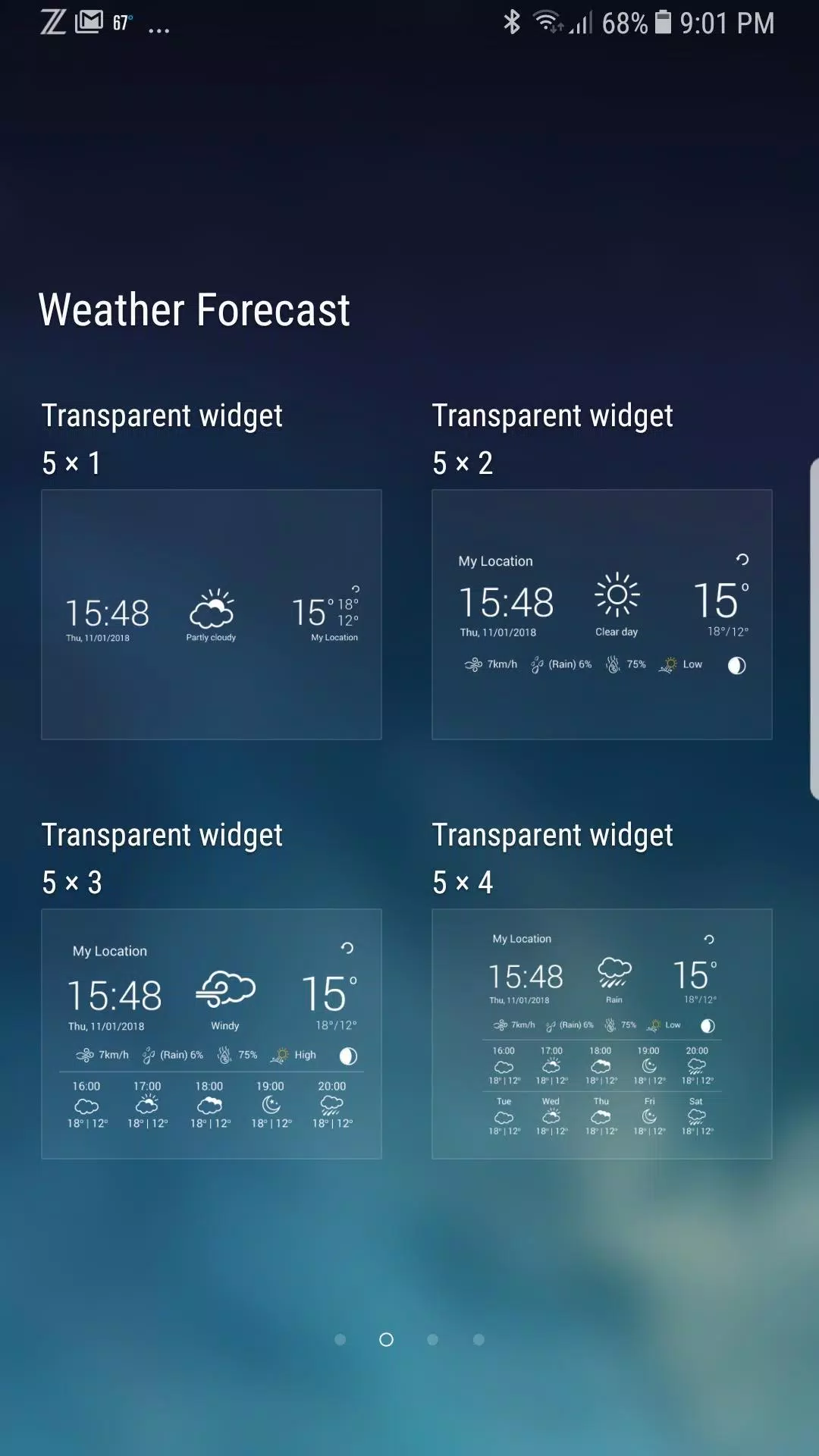 Weather Forecast Capture d'écran 2