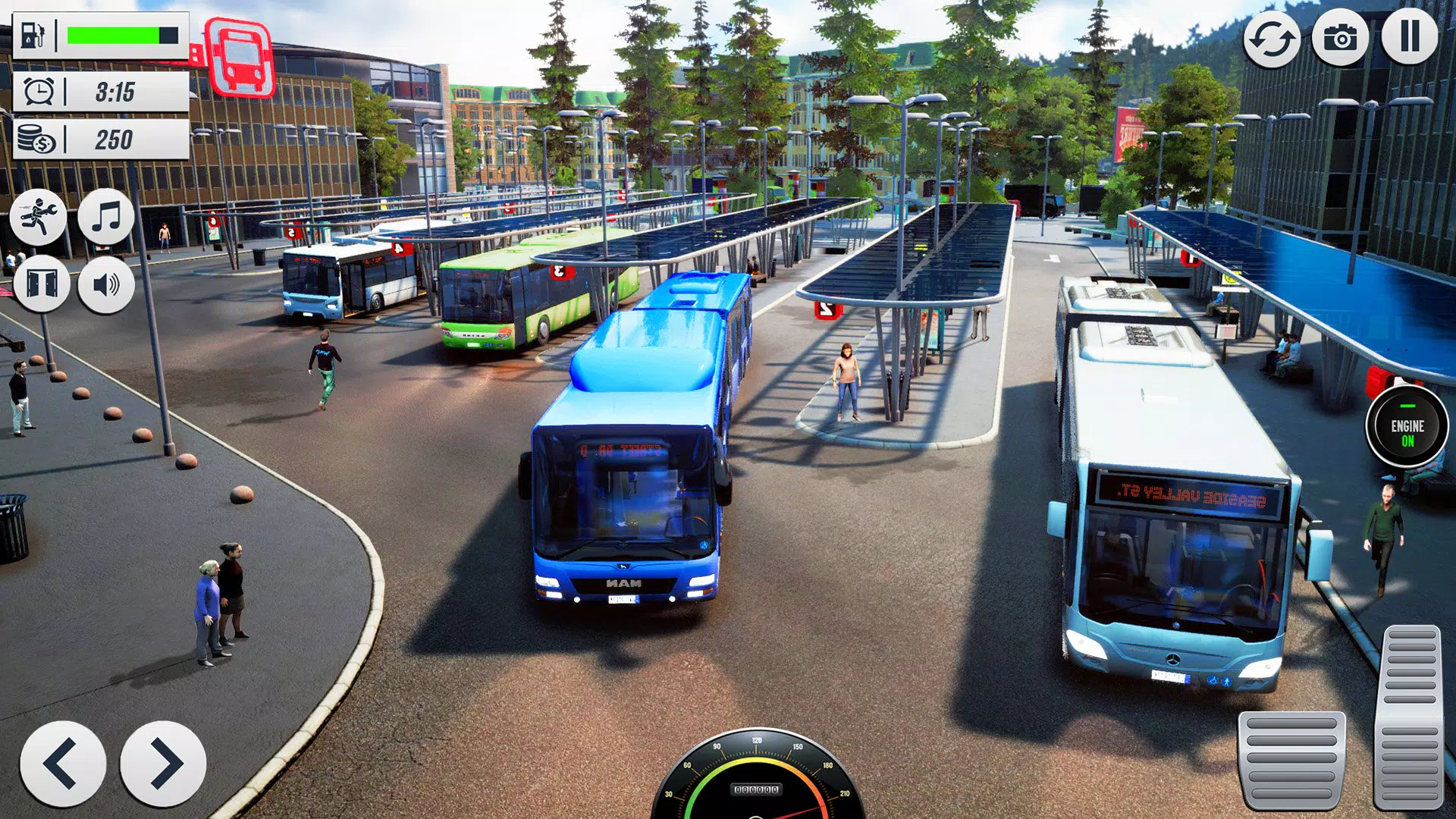 Highway Bus Driving Simulator Captura de tela 1