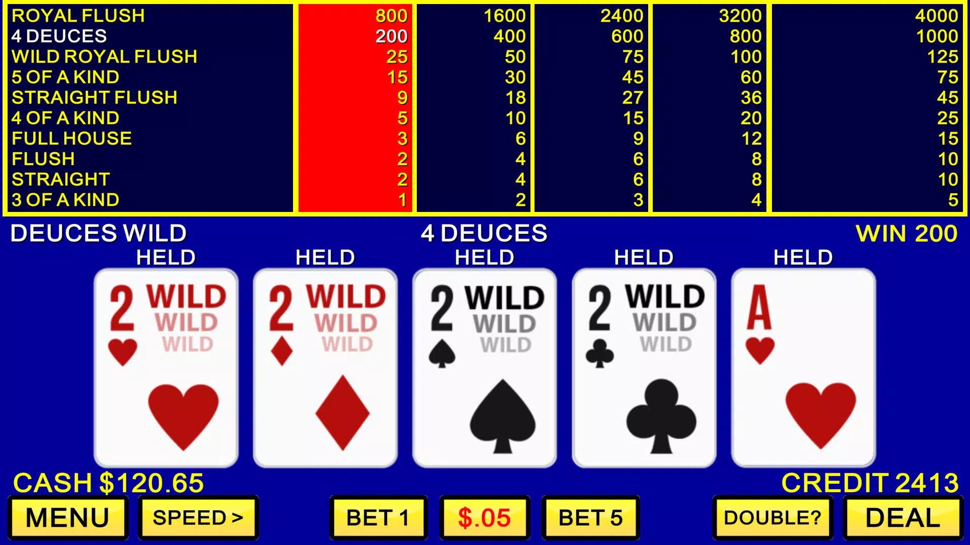 Video Poker Casino 스크린샷 1