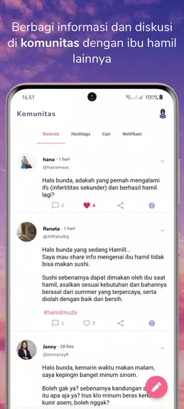 BukuBumil - Pregnancy Tracker Tangkapan skrin 2