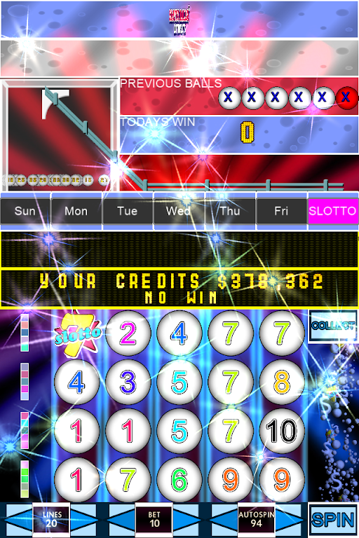 Slotto Balls™ Lottery Fruit Machine Screenshot 0