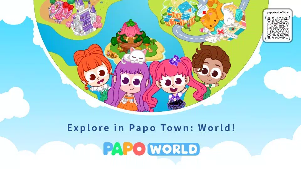 Papo Town: World Captura de tela 2