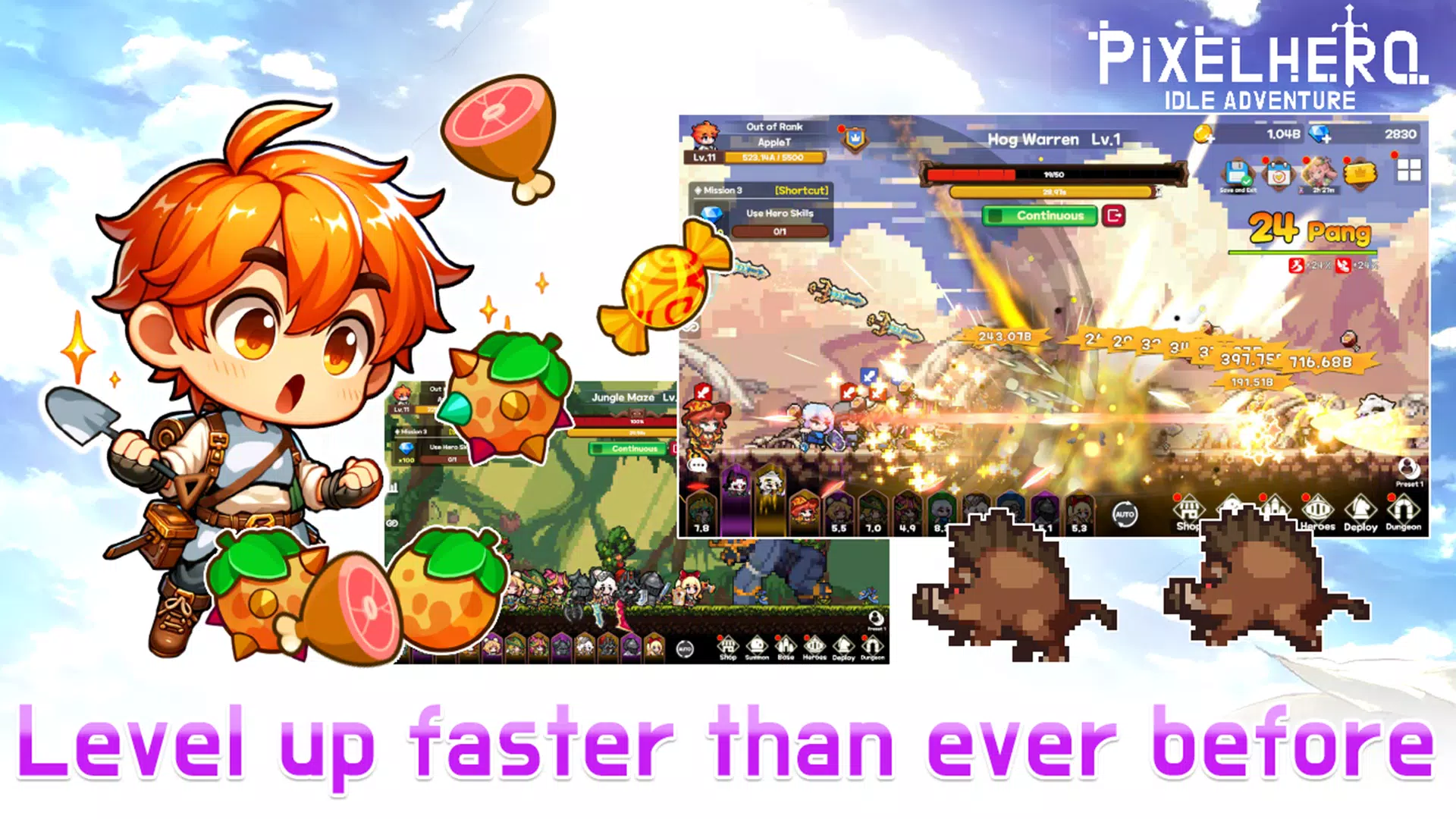 Pixel Heroes Idle ภาพหน้าจอ 2