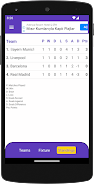 Fixture & Points Table Maker Screenshot 2