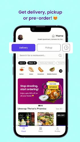 Thrive: Online Food Delivery スクリーンショット 3