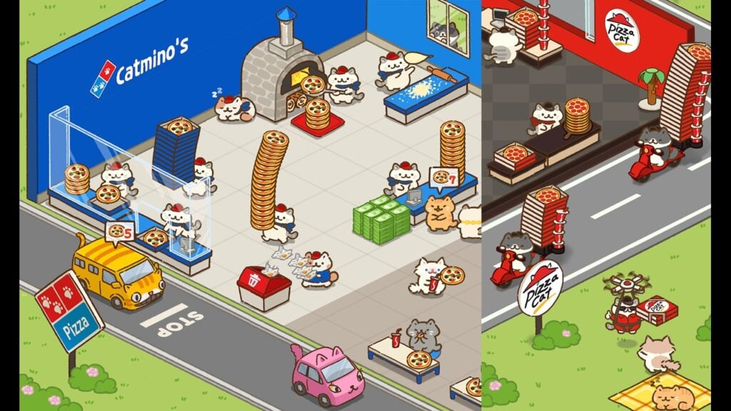 Pizza Cat: Gatos dominam a cozinha em novo jogo de magnata da culinária