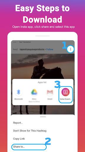 Video Downloader For Insta - IG Stories, Reels Zrzut ekranu 1