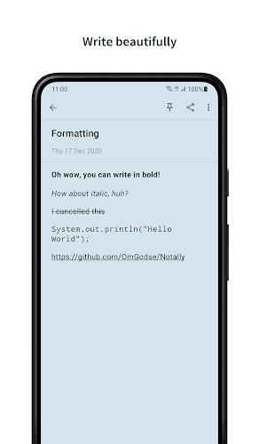 Notally - Minimalist Notes スクリーンショット 2