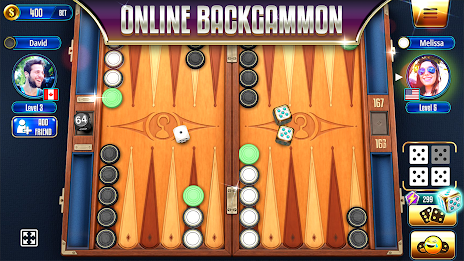 Backgammon Legends Online Zrzut ekranu 1