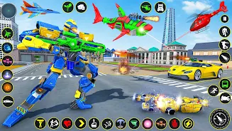 US Shark Robot Transform Games Tangkapan skrin 2