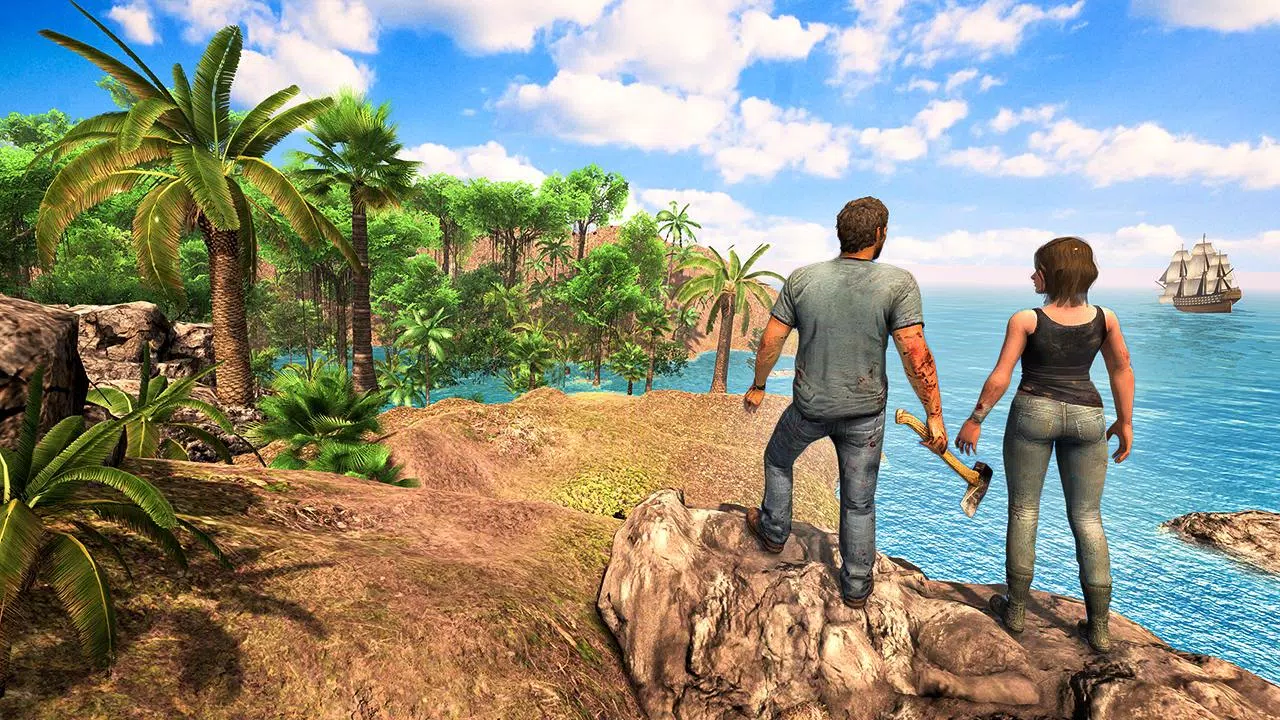 Ozean-Überlebensspiele offline Screenshot 0