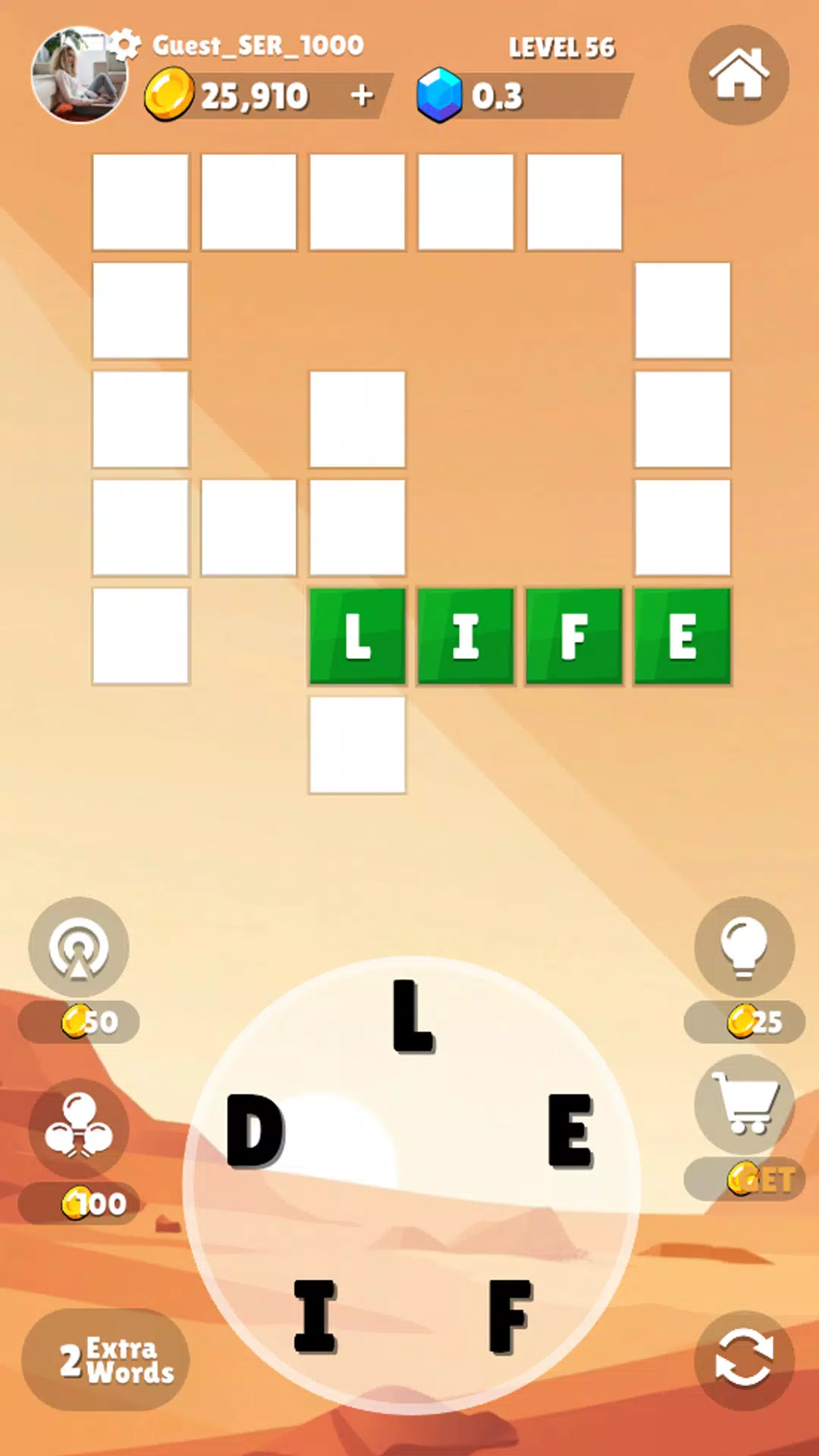 WordCrush 스크린샷 2