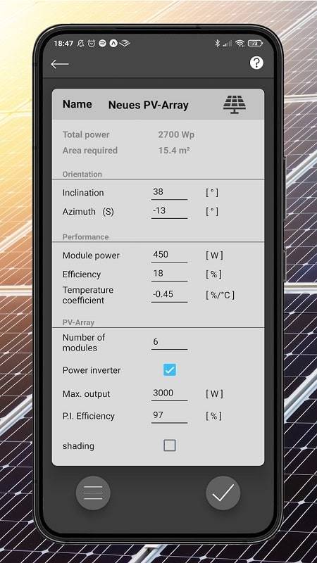 PV Calculator Premium স্ক্রিনশট 0