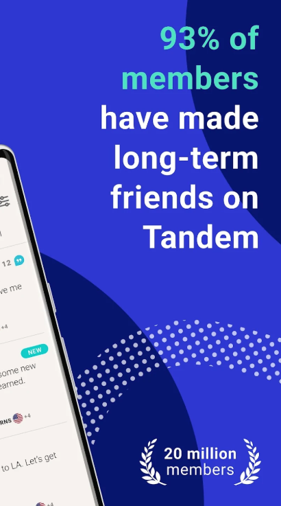 Tandem app Screenshot 1