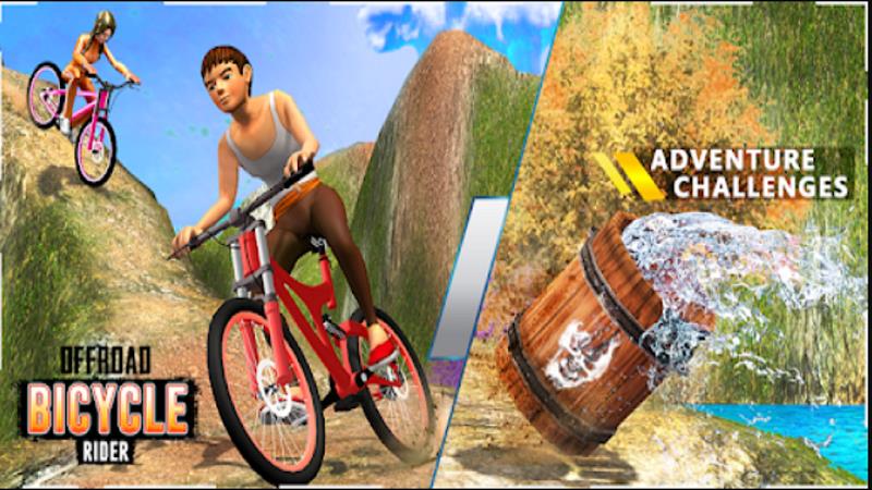 Offroad Bicycle Bmx Stunt Game 스크린샷 1