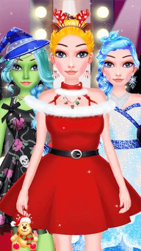 Christmas Dress Up Game ဖန်သားပြင်ဓာတ်ပုံ 0