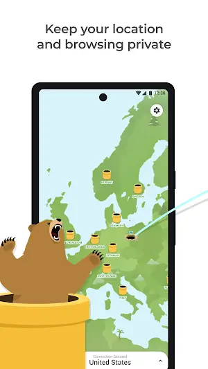 TunnelBear VPN Captura de tela 0