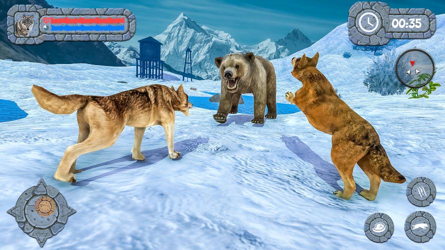 Arctic Wolf Family Simulator ภาพหน้าจอ 0