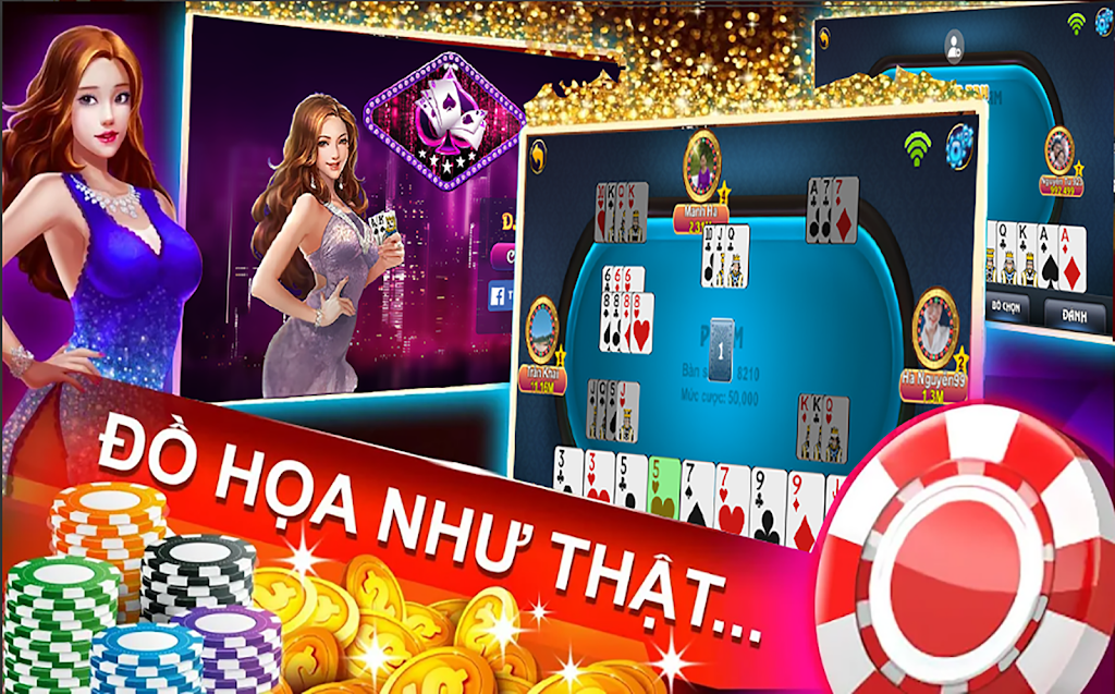 Mậu binh online 2019 - mau binh - xập xám スクリーンショット 0