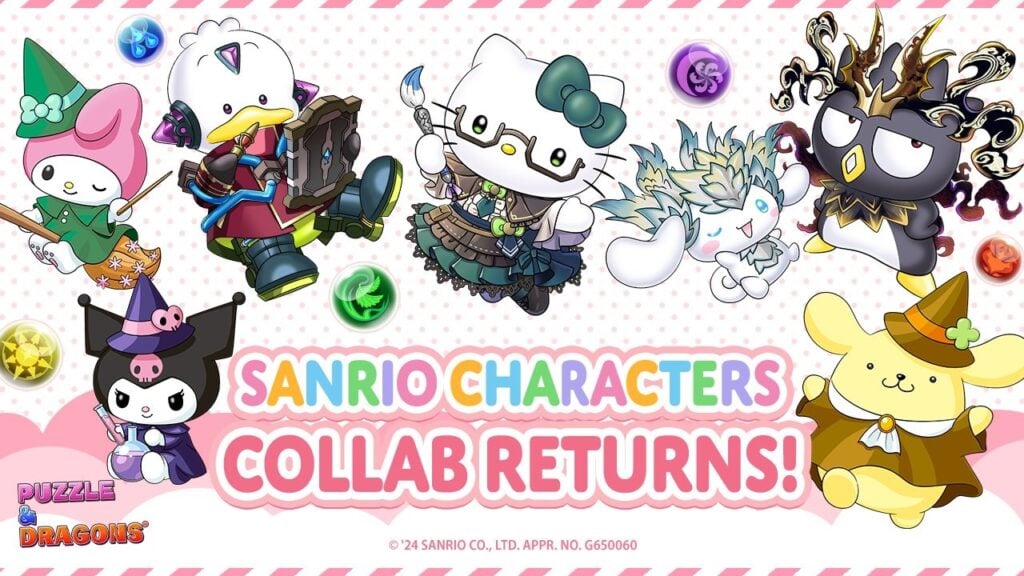 Puzzle & Dragons ogłasza nową współpracę z postaciami z Sanrio