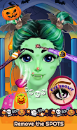 Cute Girl Halloween Makeup Art 스크린샷 2