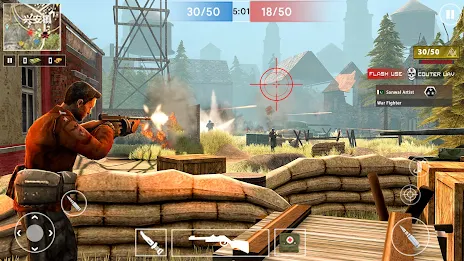 Gun Shooter Offline Game WW2:應用截圖第0張