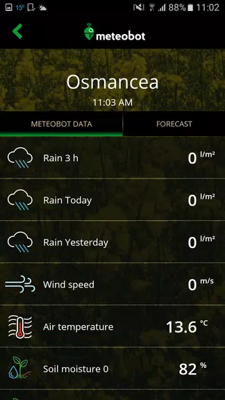 Meteobot Captura de pantalla 1