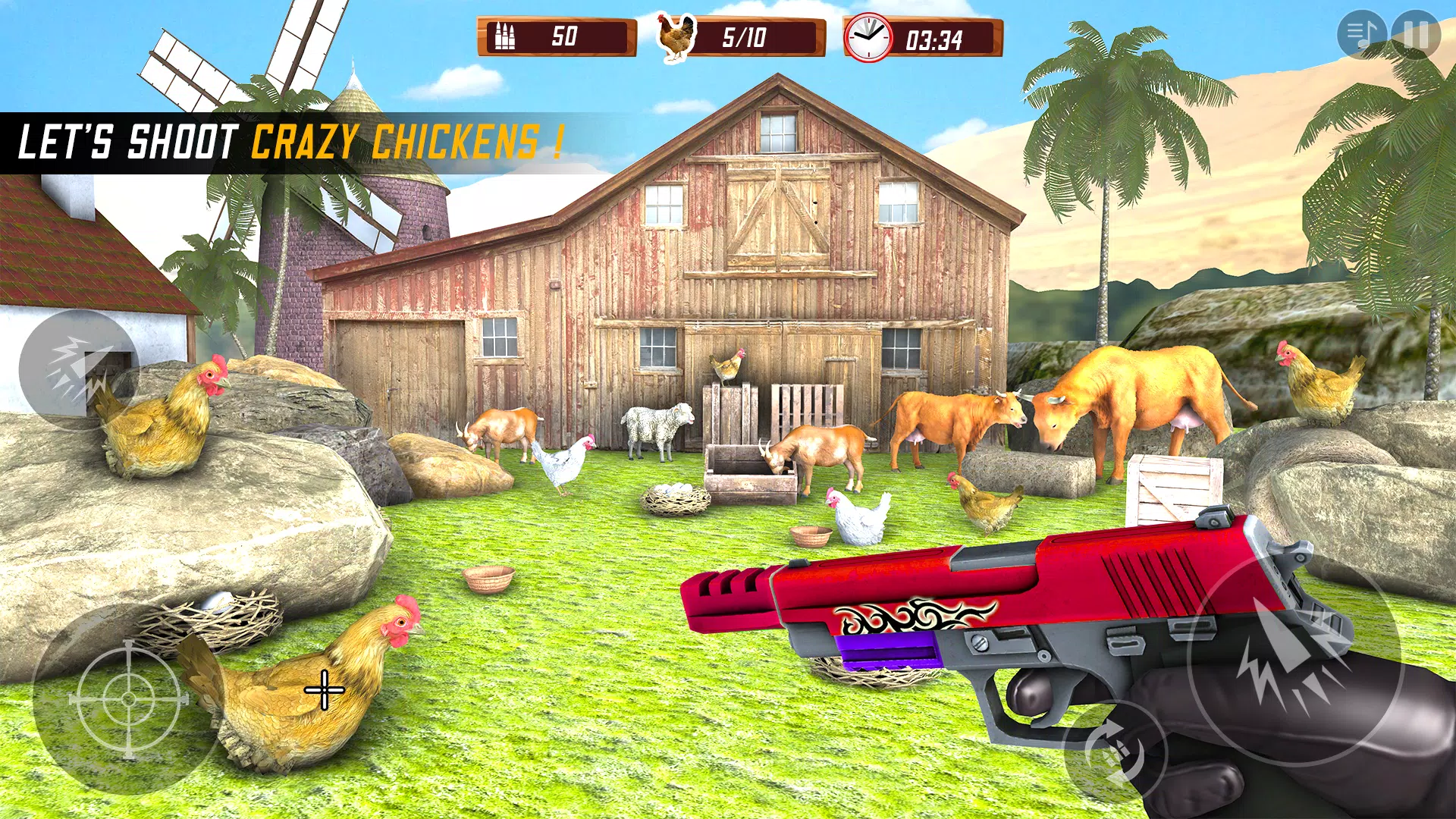Chicken Shooting 3D Hunt Games スクリーンショット 3