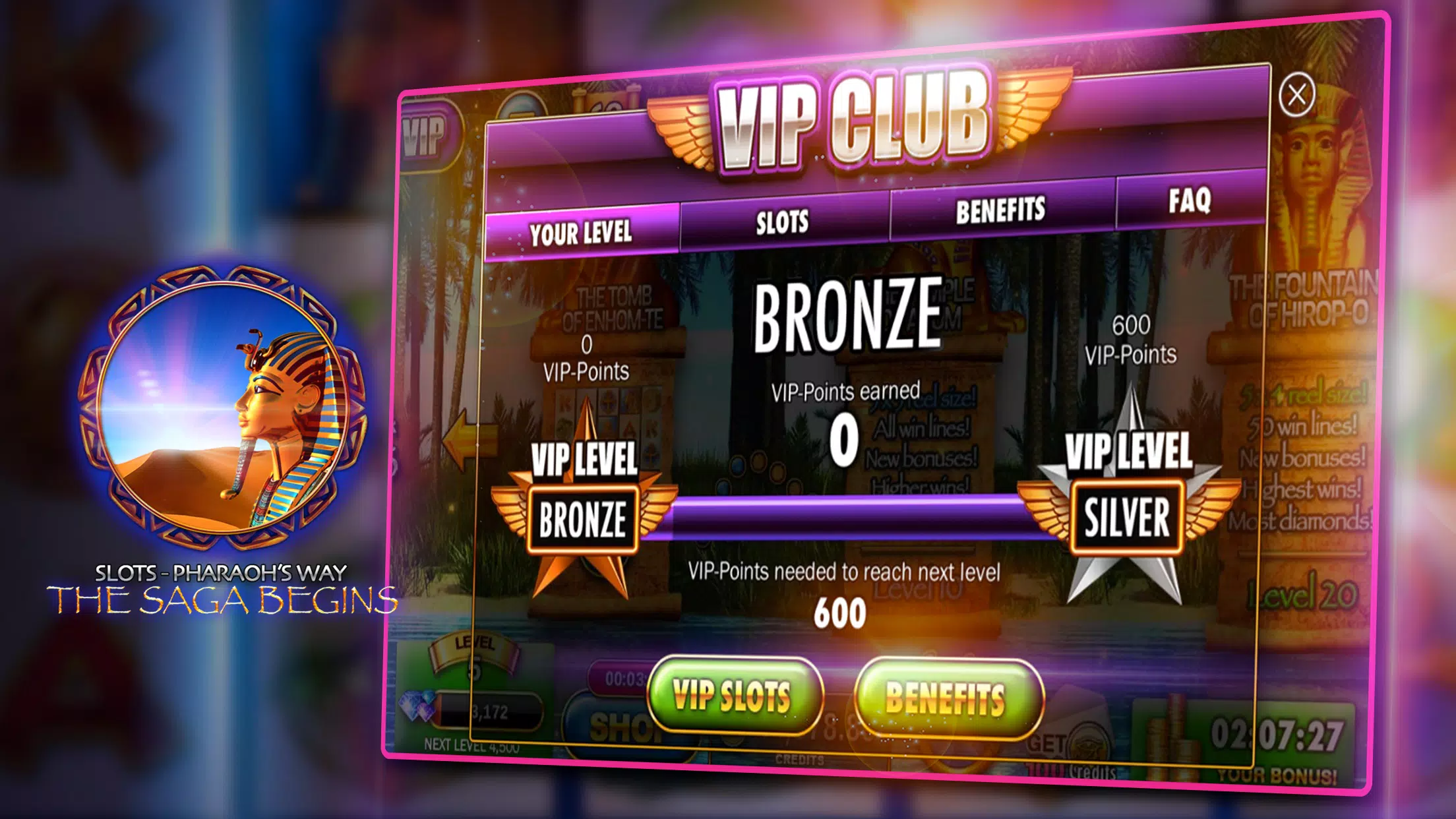 Slots - Pharaoh’s Way Casino スクリーンショット 3