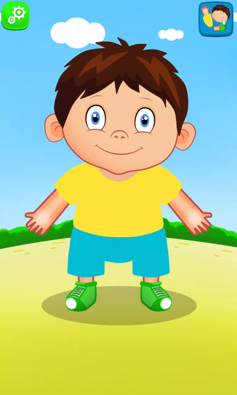 Body parts anatomy for kids Capture d'écran 0