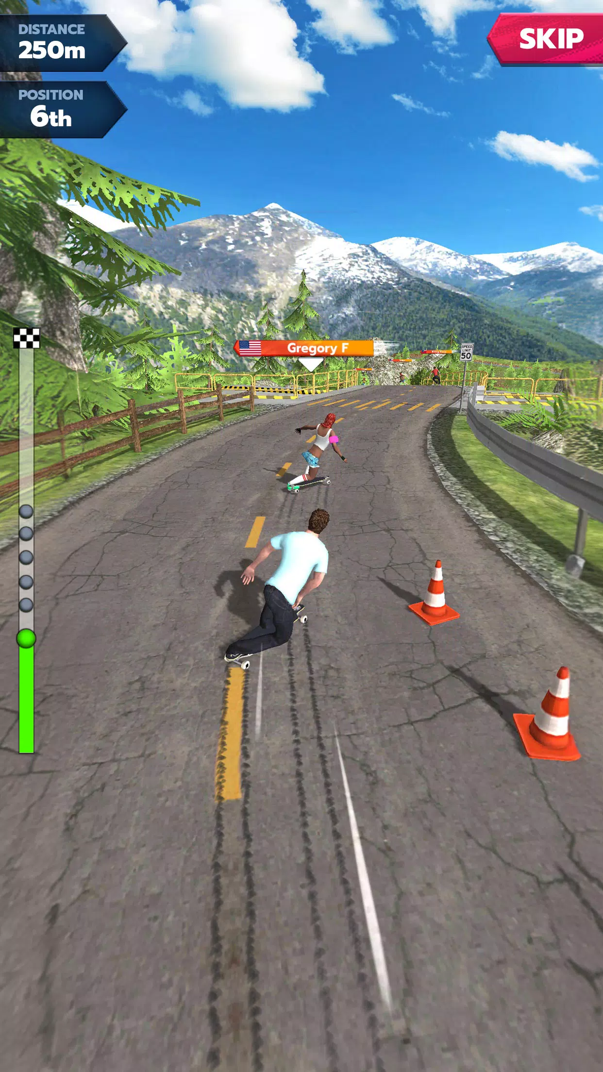Downhill Race League स्क्रीनशॉट 2