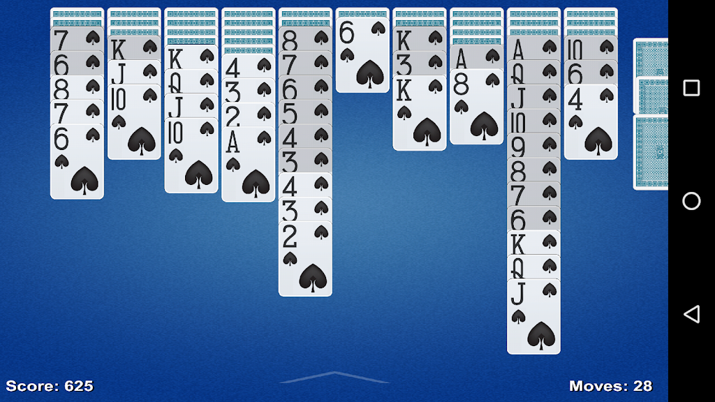 Spider Solitaire Game スクリーンショット 3