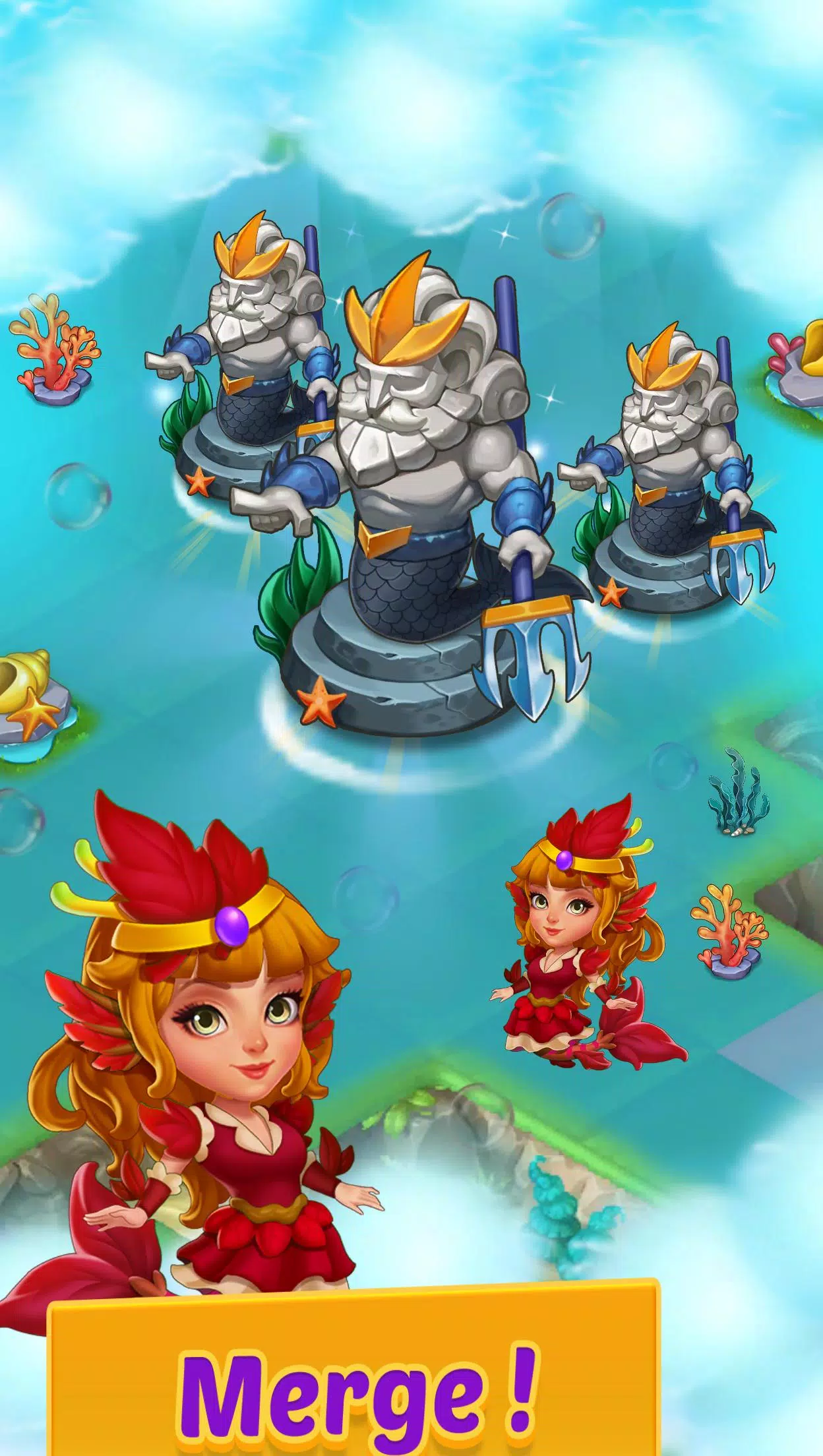 Merge Mermaids-magic puzzles Ekran Görüntüsü 0