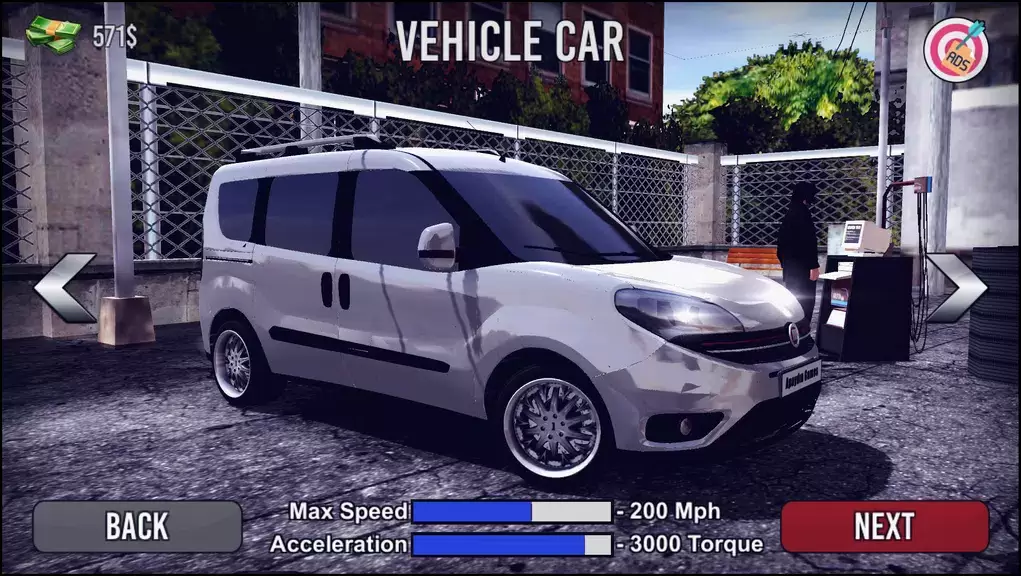 Doblo Drift Simulator स्क्रीनशॉट 0