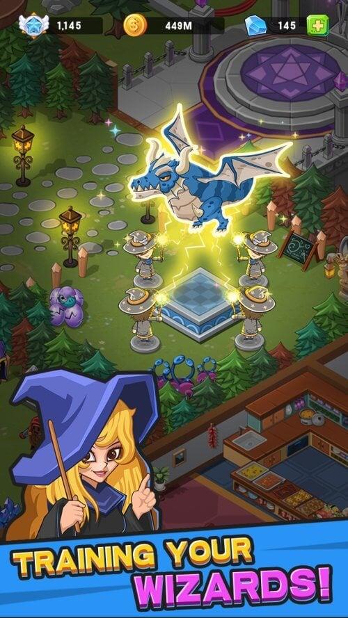 Idle Wizard College应用截图第1张