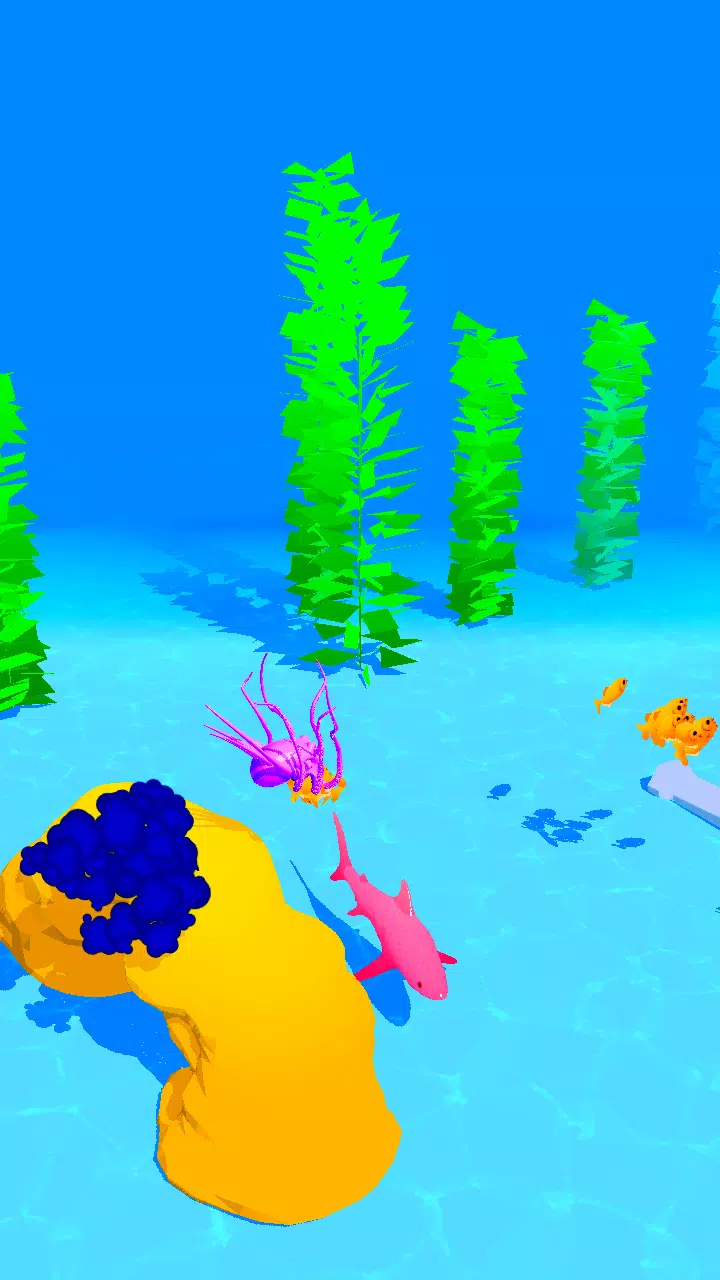 Octopus Run 3D ဖန်သားပြင်ဓာတ်ပုံ 2