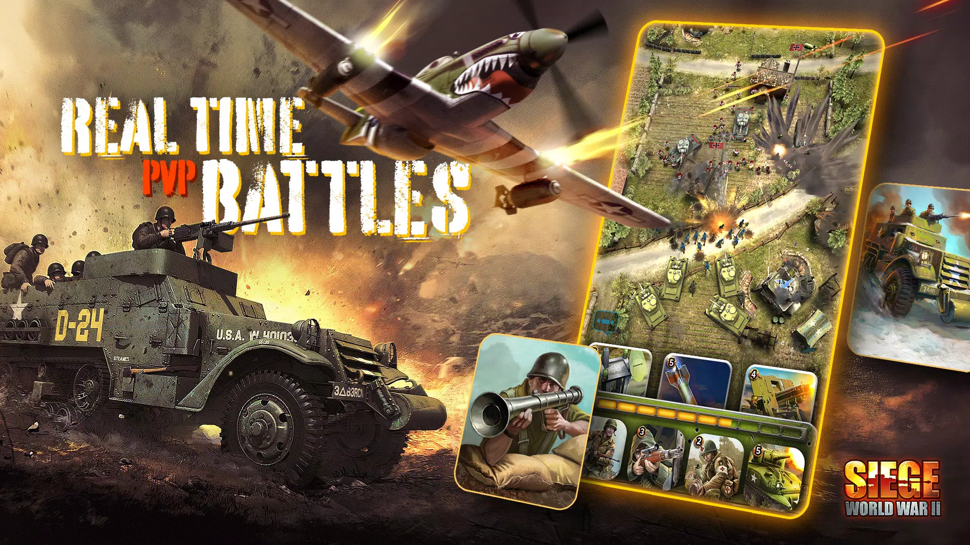 SIEGE: World War II Tangkapan skrin 0