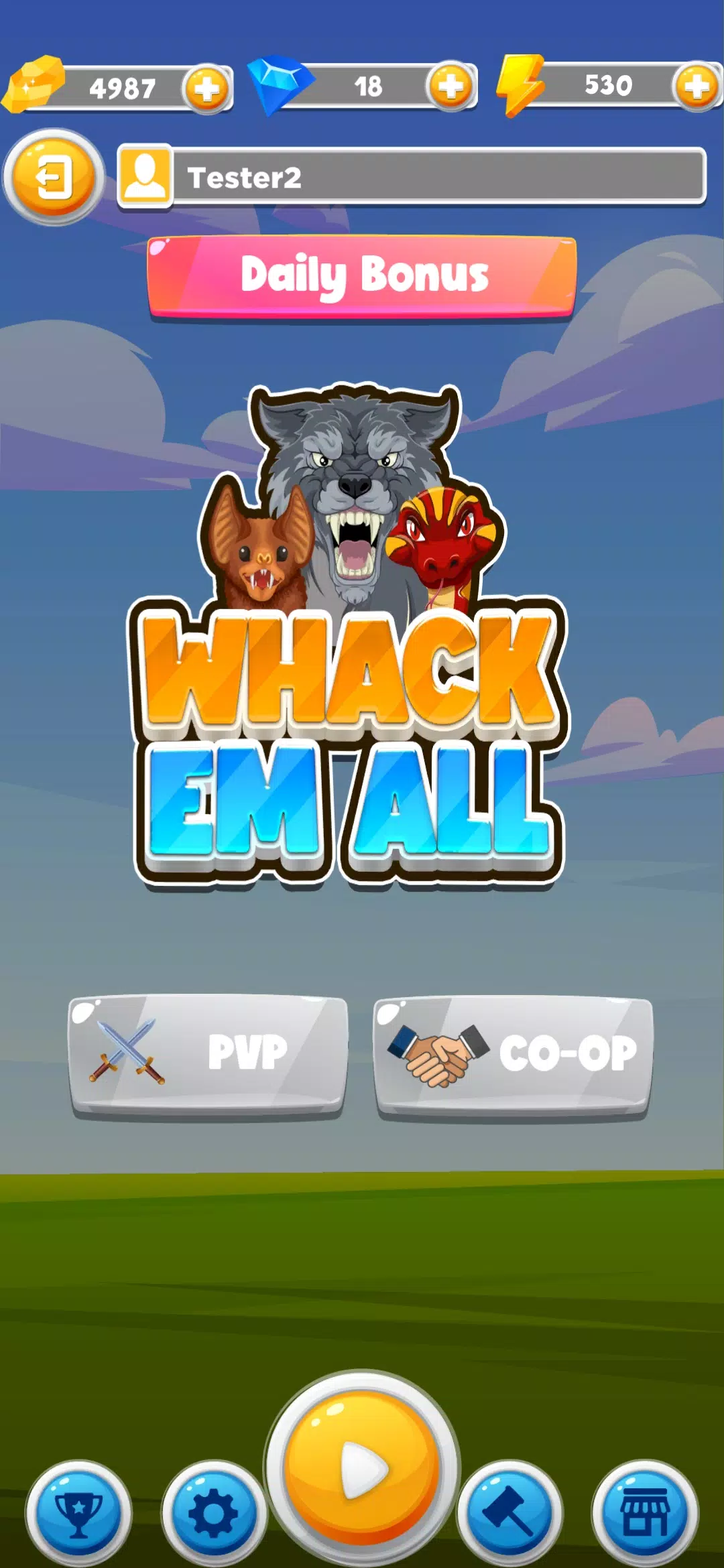 Whack-Em-All ဖန်သားပြင်ဓာတ်ပုံ 0