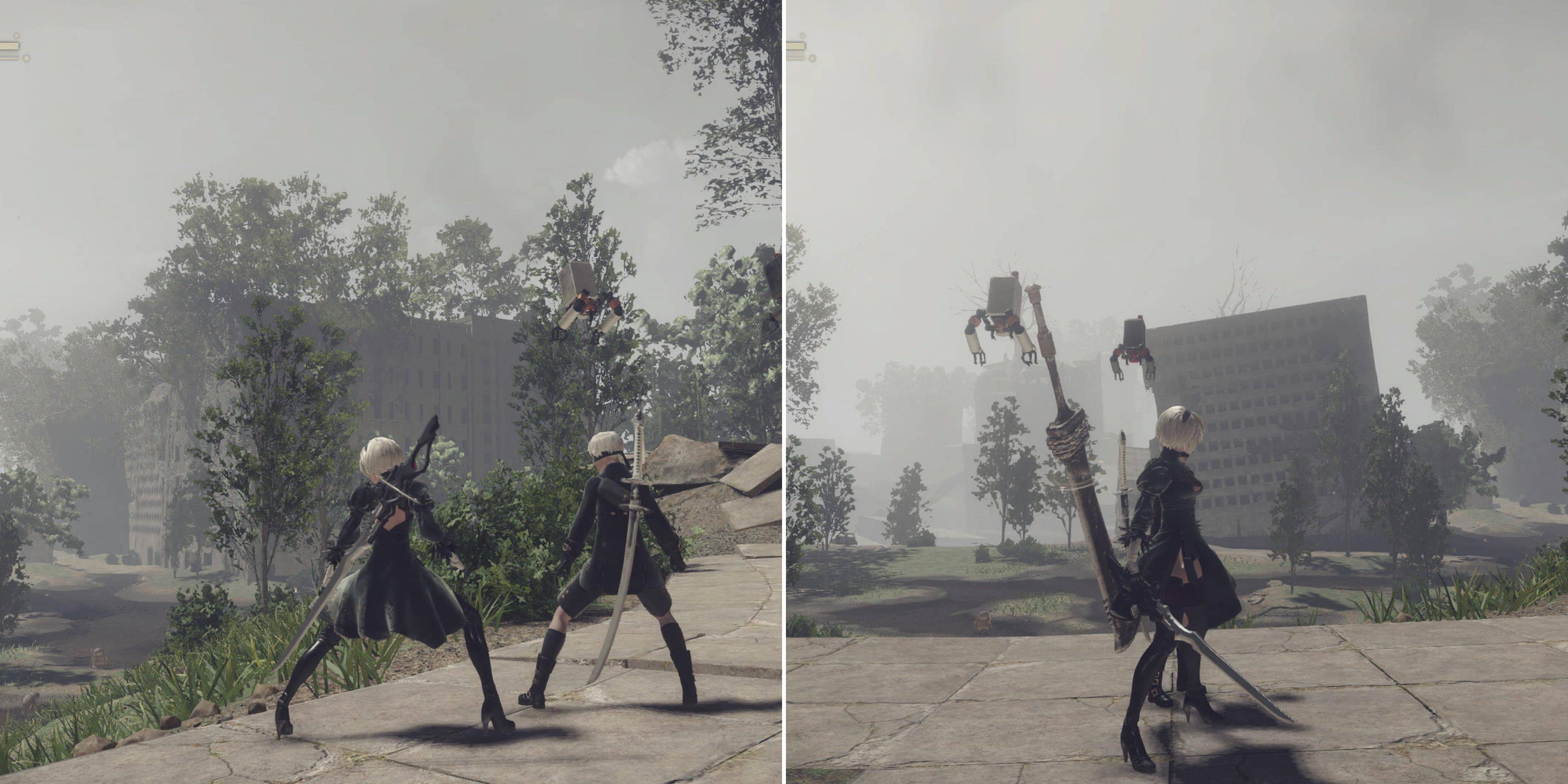 Nier: Automata - Hoe het Type -40 Sword te krijgen