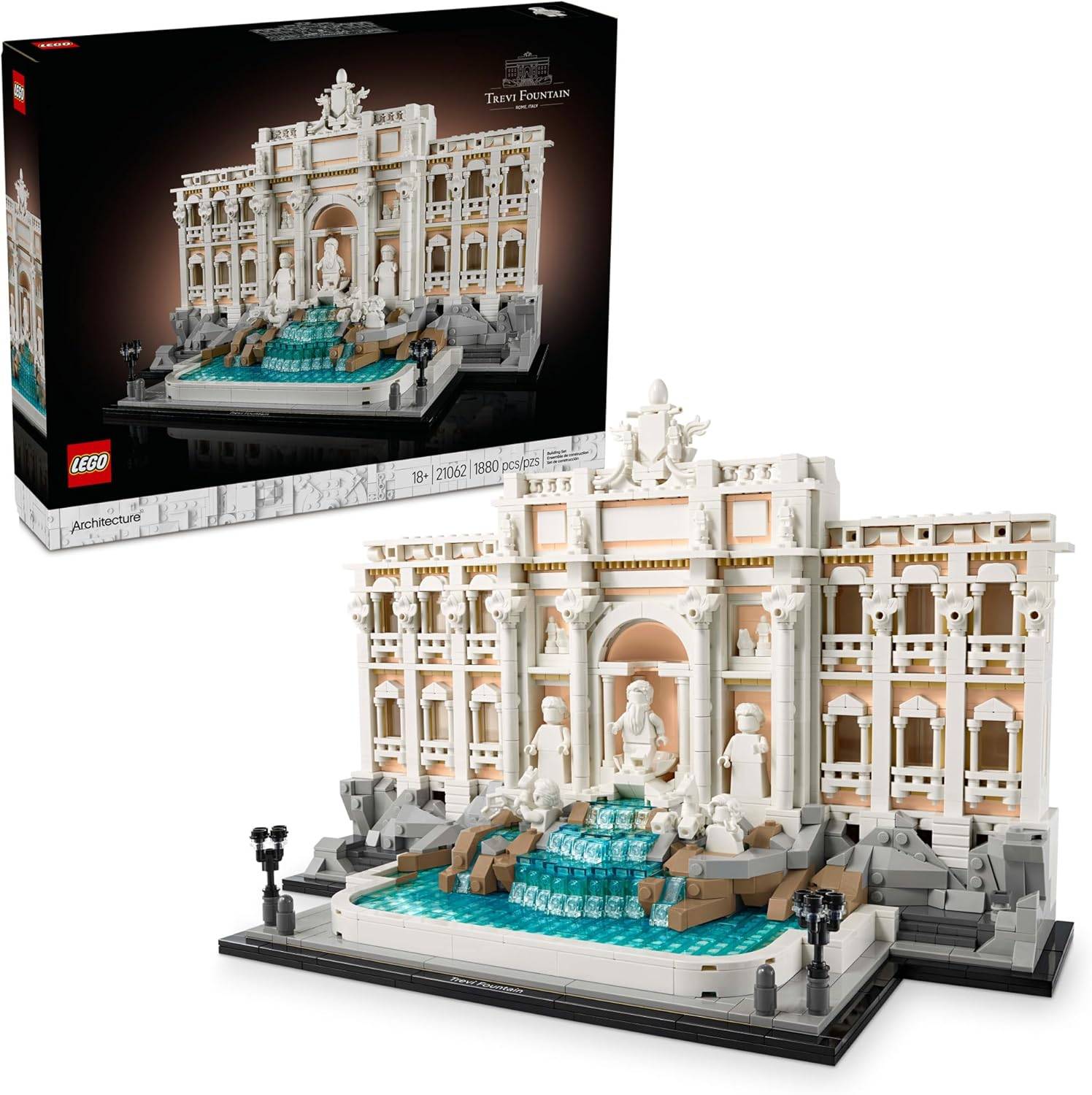 Fountaine Trevi de l'architecture LEGO